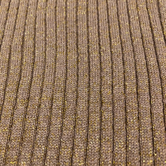 Gold sweater dress - Picture 3 of 4